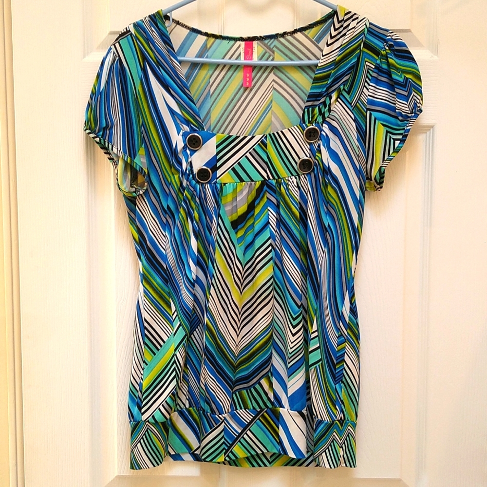 Heart Soul stripped blouse